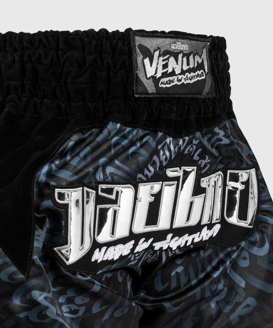 venum attack muay thai short - zwartzilver