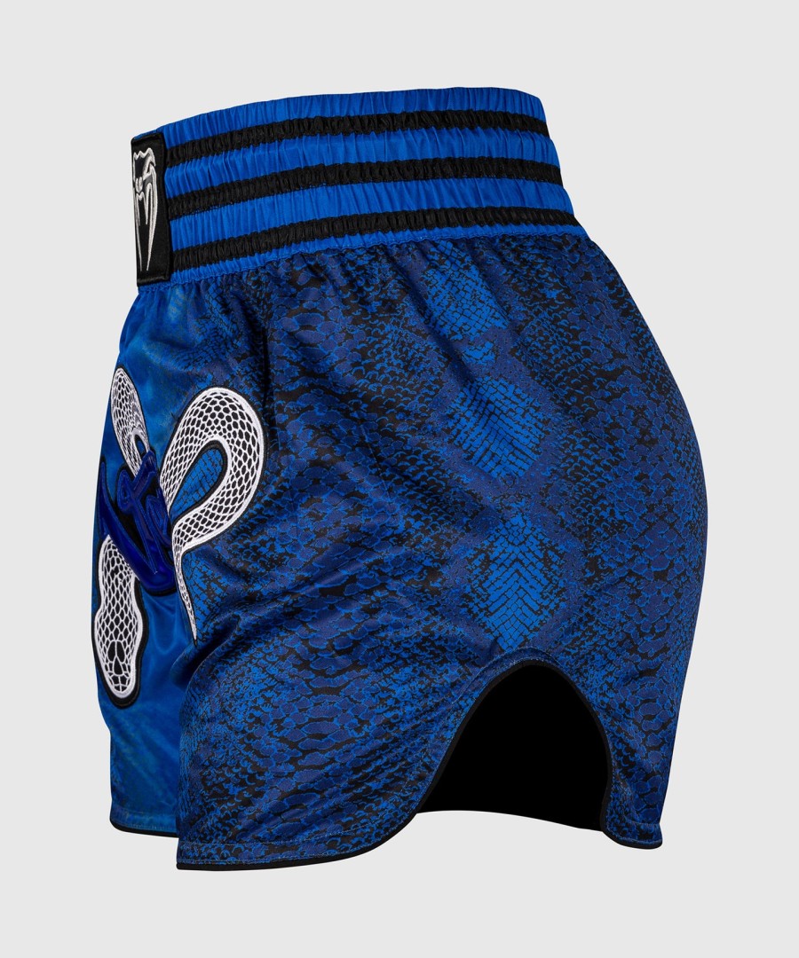 venum amazonia muay thai shorts voor dames - ultramarijnblauw