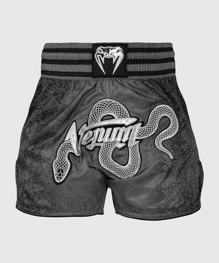 venum amazonia muay thai shorts voor dames - donkergrijs