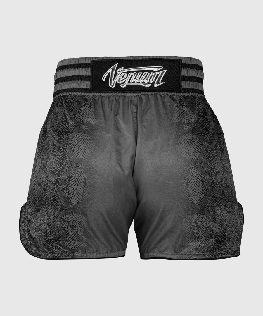 venum amazonia muay thai shorts voor dames - donkergrijs