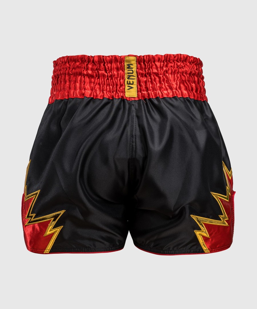 venum inferno muay thai shorts - zwartgoudrood
