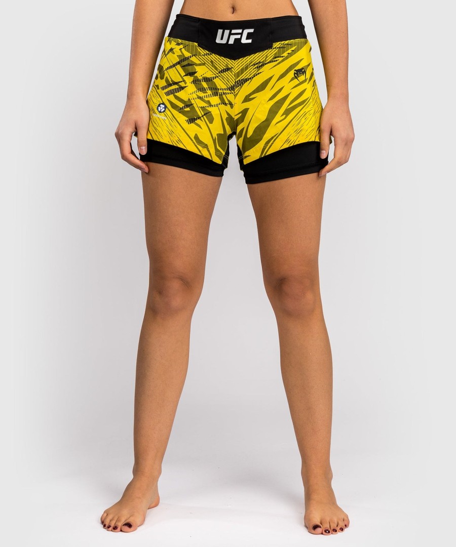ufc fusion by venum authentic fight night dames vechtshort - geel