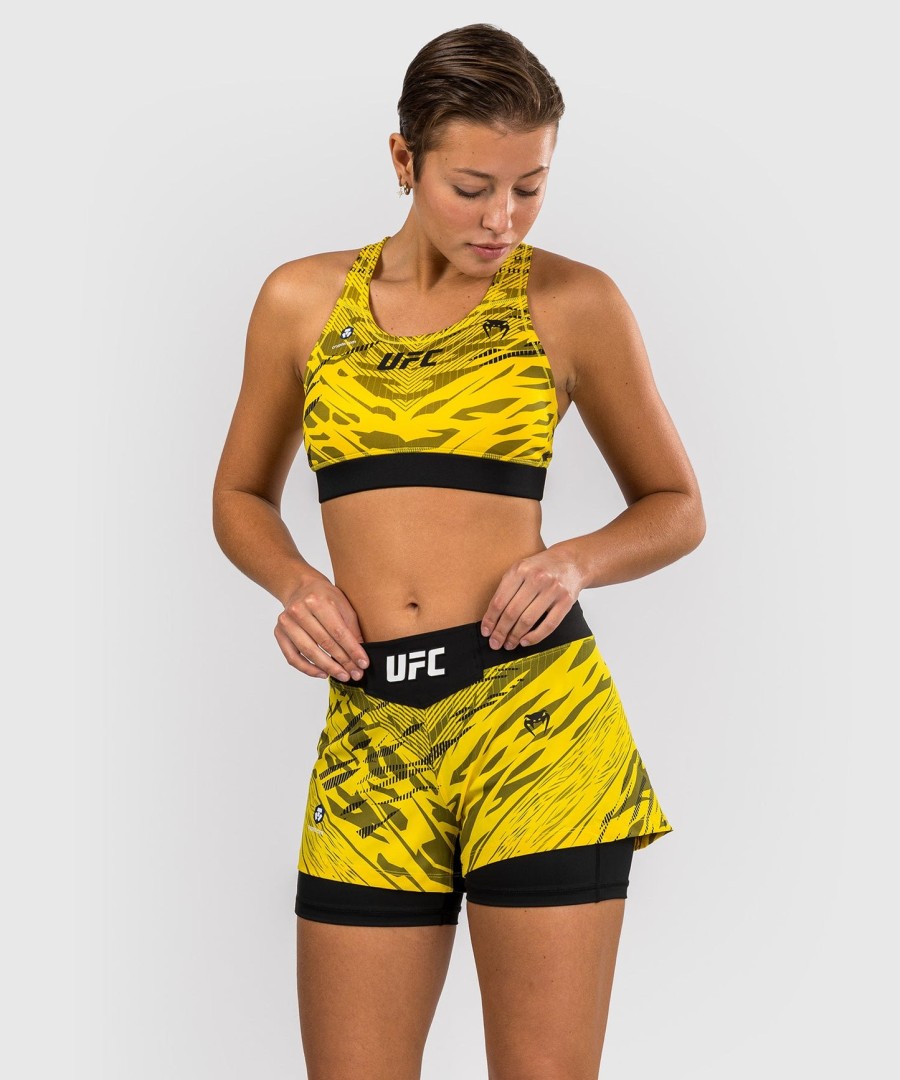 ufc fusion by venum authentic fight night dames vechtshort - geel