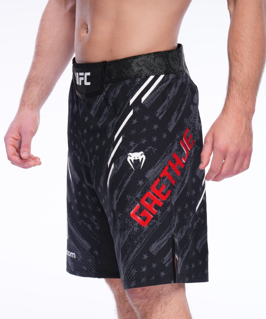 mannen ufc ongeëvenaard door venum black justin gaethje gevecht kort