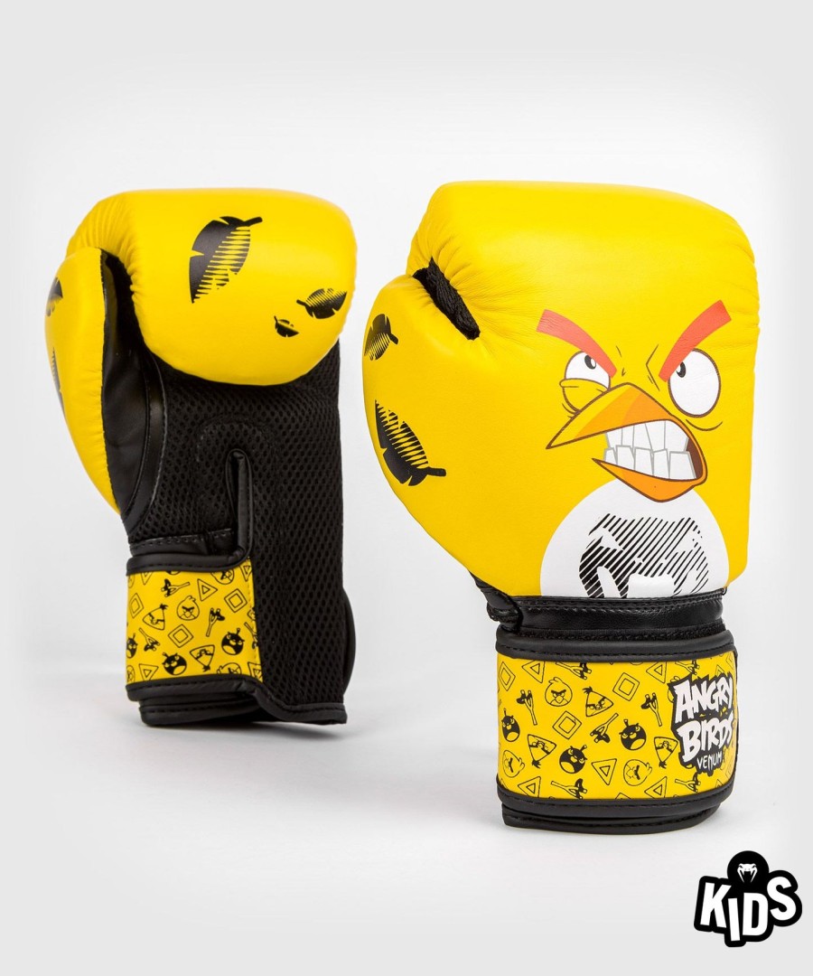 venum angry birds bokshandschoenen - voor kinderen - geel