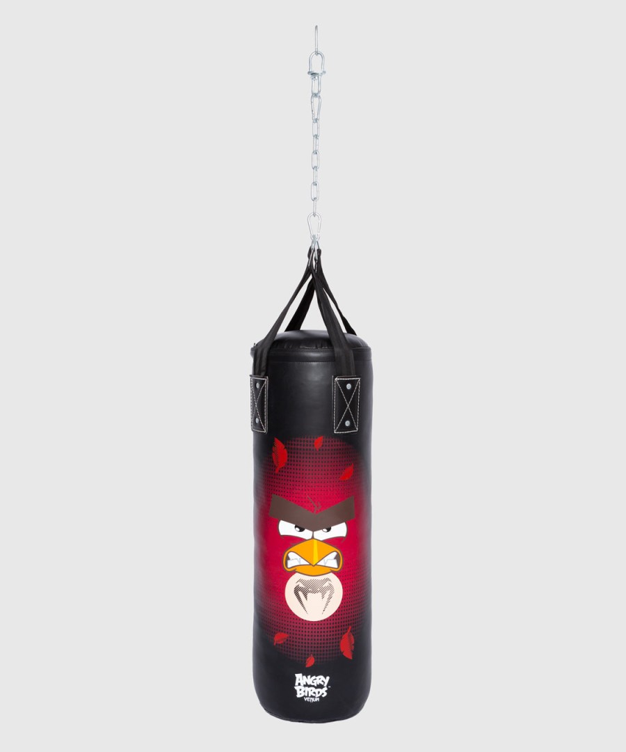 venum angry birds boksbal - voor kinderen - zwartrood