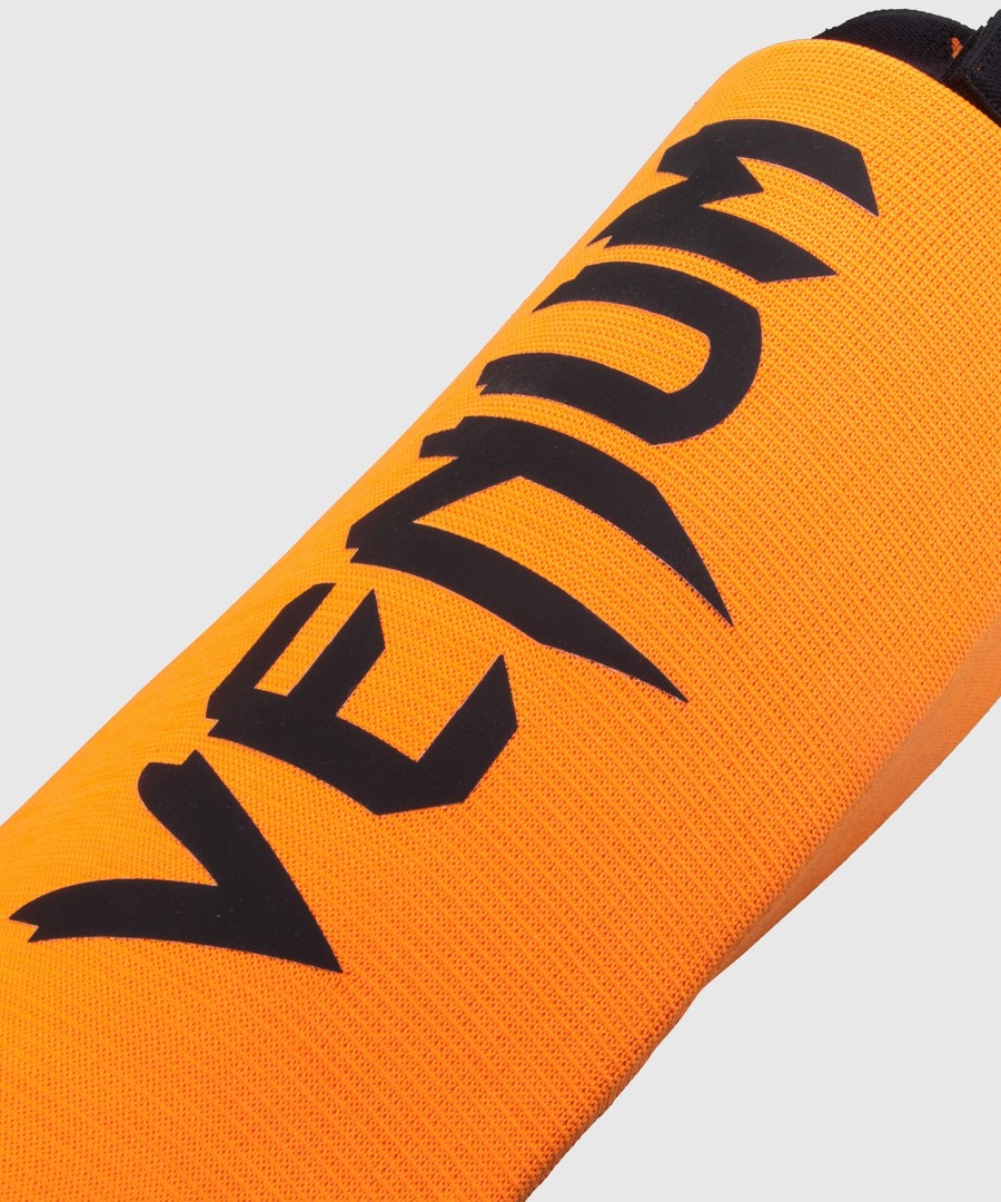 venum kontact scheenbeschermers - neo oranje