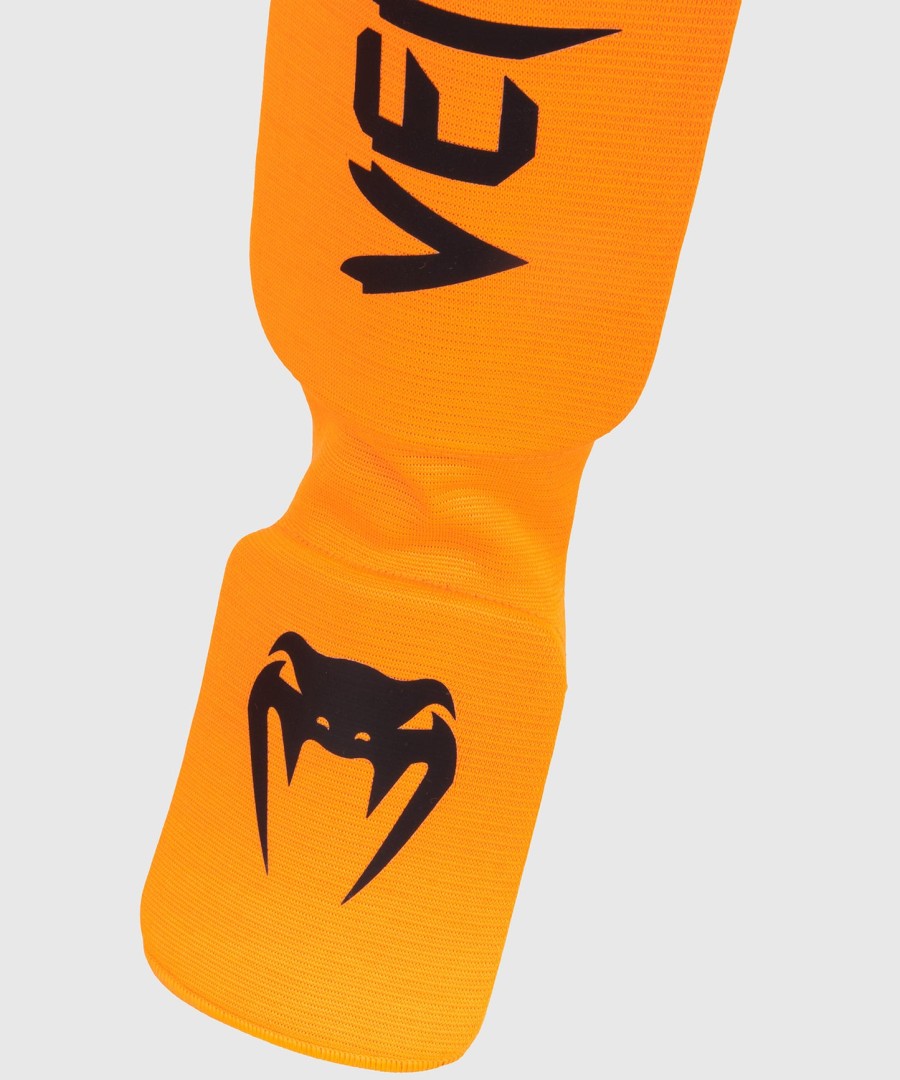 venum kontact scheenbeschermers - neo oranje