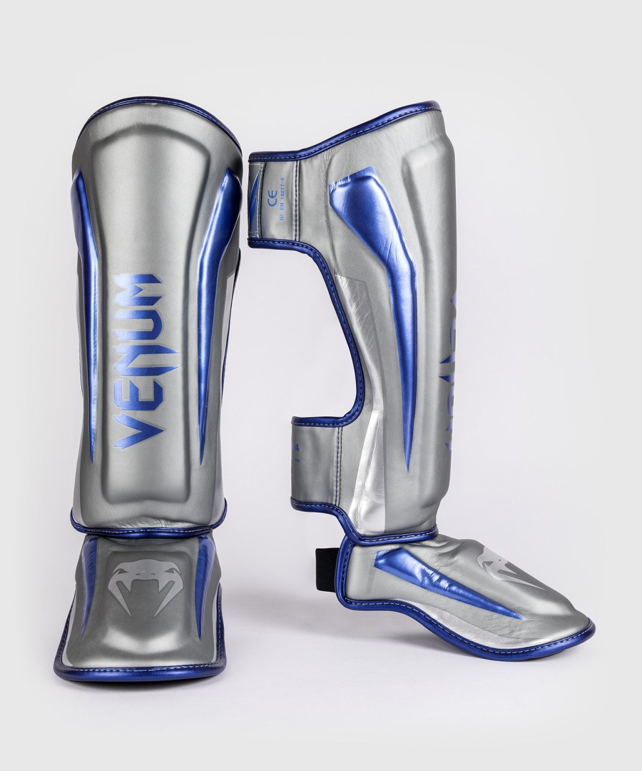 venum elite scheenbeschermers - grijs - speciale editie