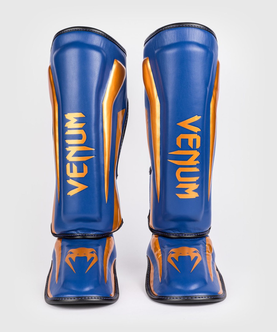 venum elite scheenbeschermers - koningsblauw - speciale editie