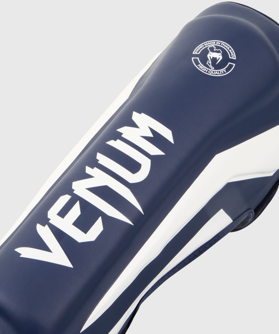 venum elite standup scheenbeschermers - witmarineblauw