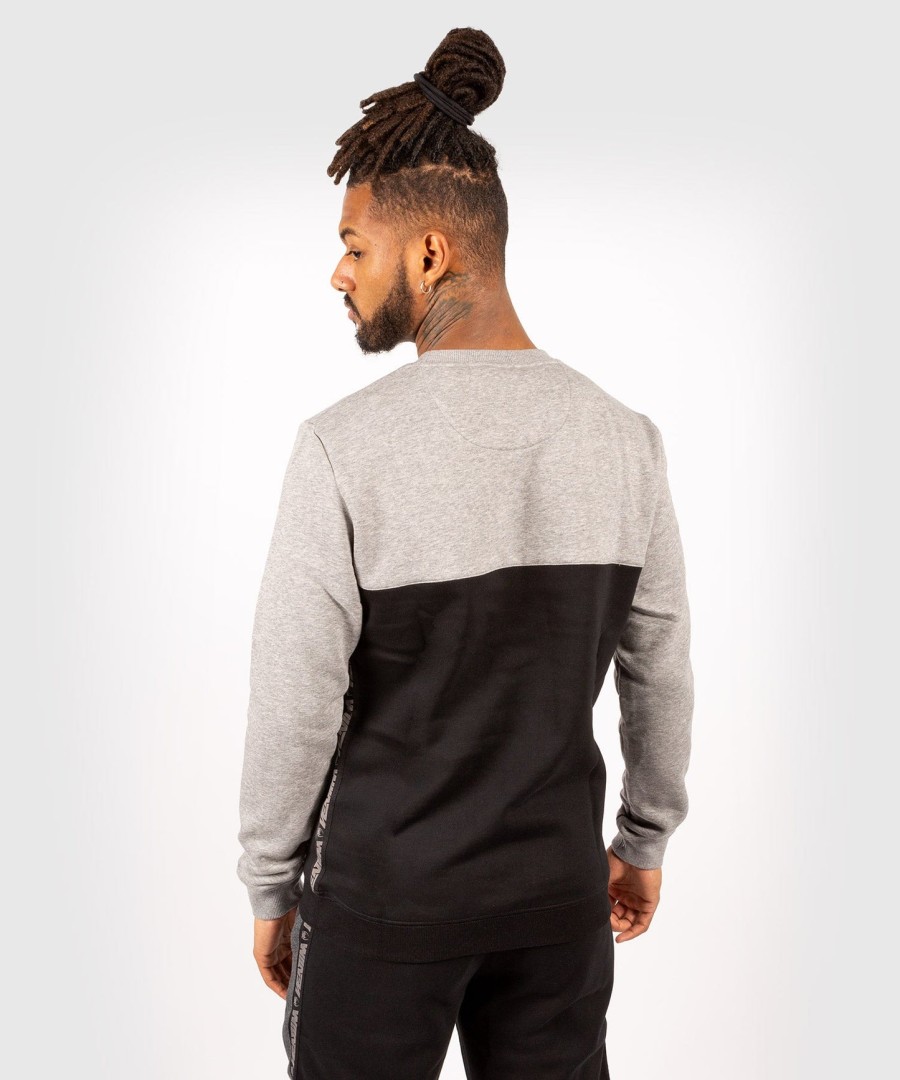 venum connect crewneck sweatshirt - zwartgemêleerd grijs