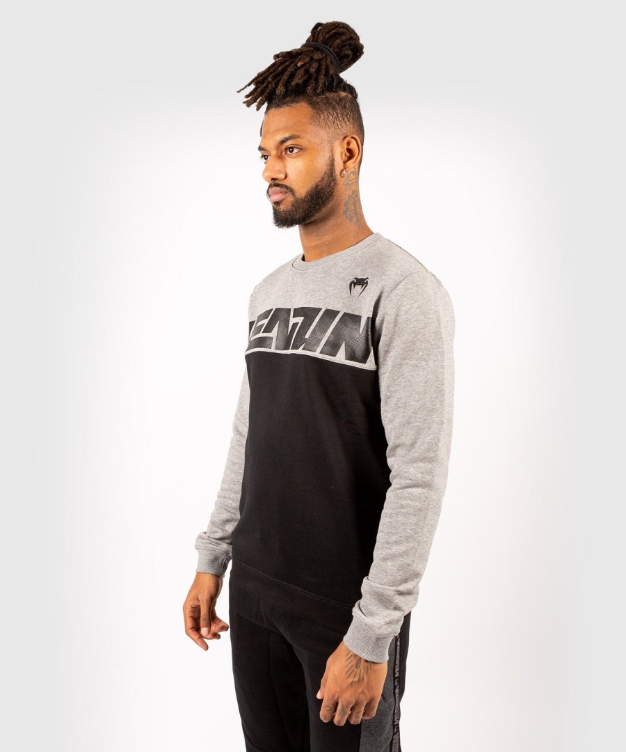 venum connect crewneck sweatshirt - zwartgemêleerd grijs