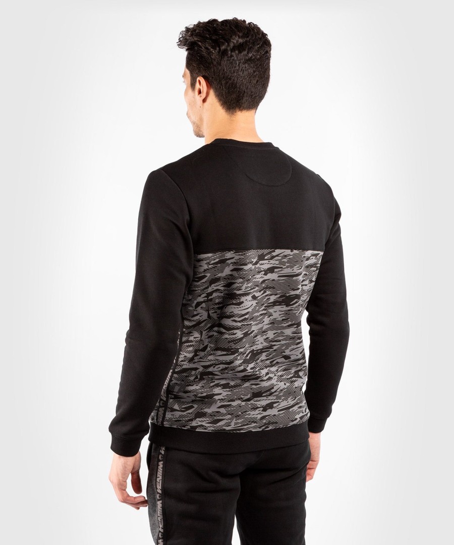 venum connect crewneck sweatshirt - zwartdonkere camouflage