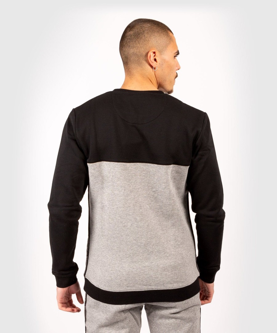 venum connect crewneck sweatshirt - zwartdonkergrijs gemêleerd