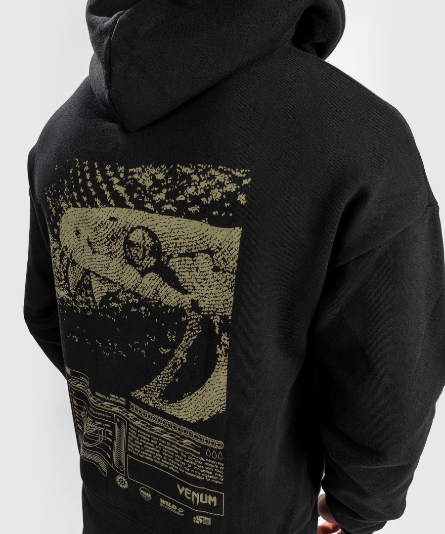 venum fangs hoodie - oversized pasvorm - zwart