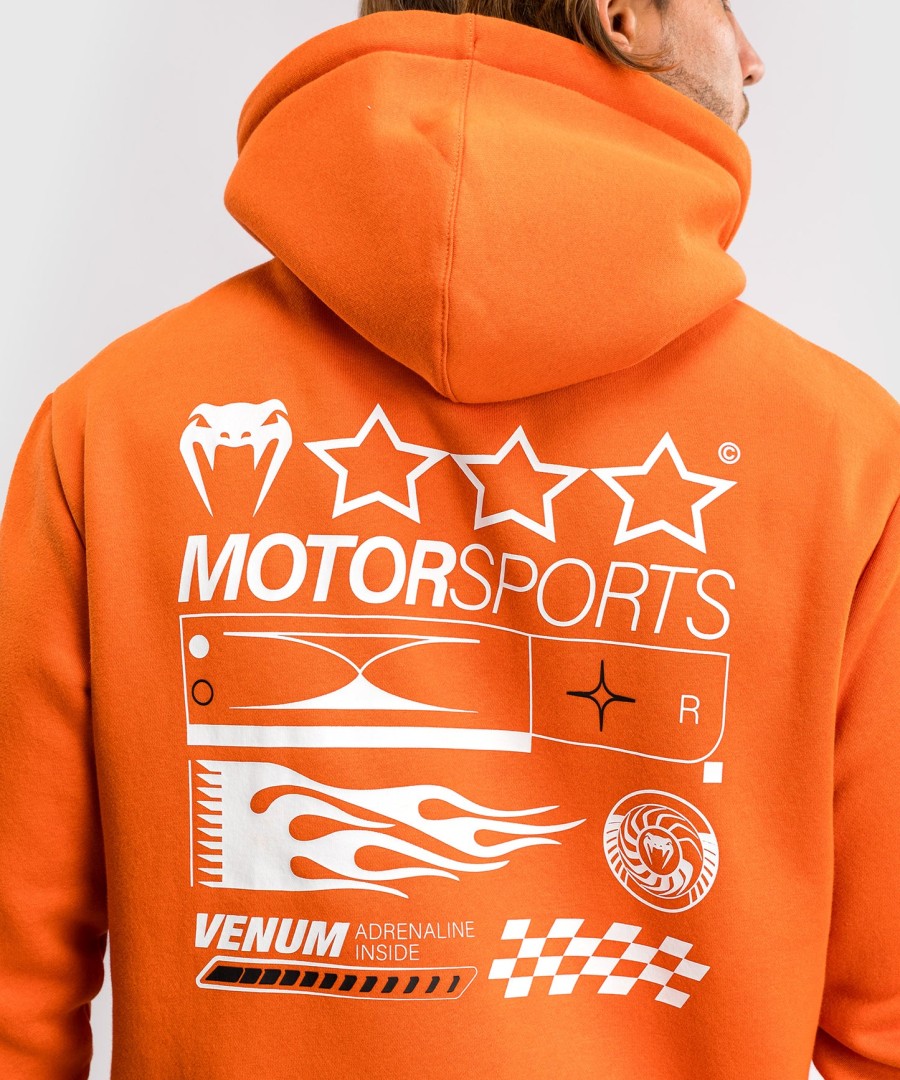 venum motorsport hoodie - mandarijn