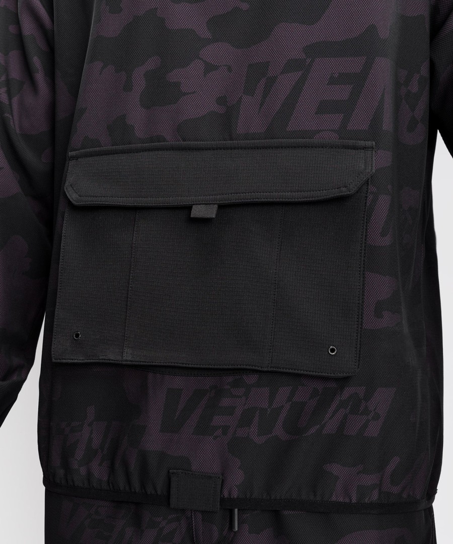 venum trooper herenjack met halve rits - zwartpaars