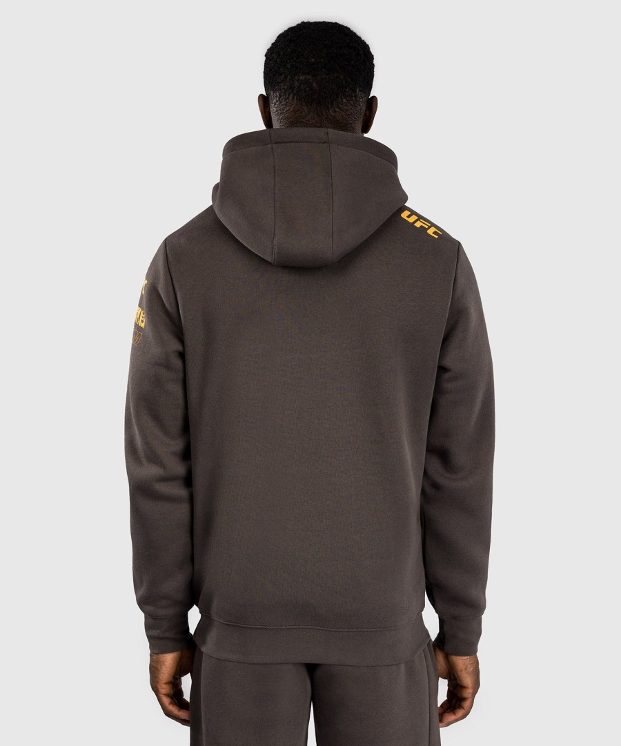 ufc fusion by venum fight week heren hoodie - effen aardebruin