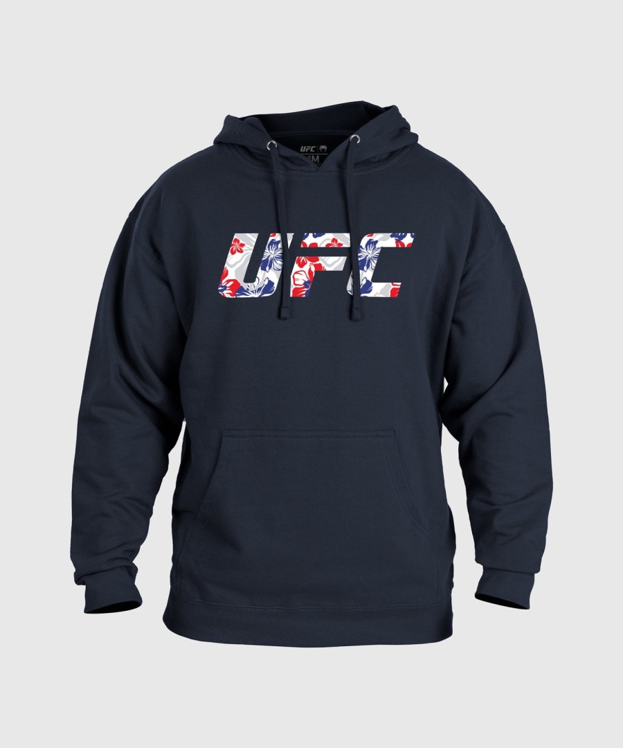 heren ufc unrivaled by venum navy max holloway hoodie