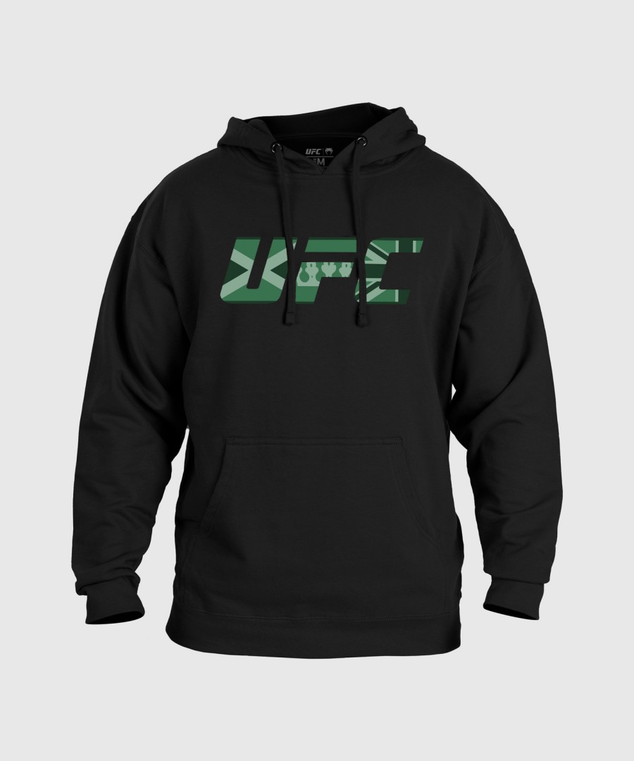 heren ufc unrivaled by venum zwarte leon edwards hoodie