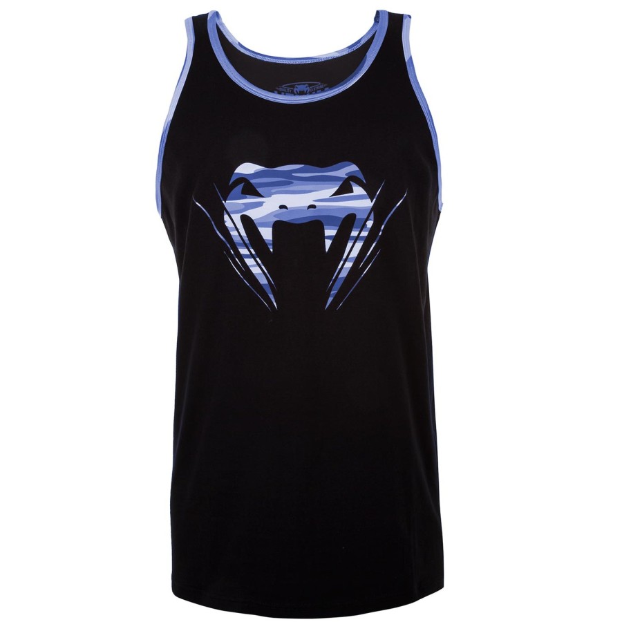 venum wave camo tanktop - zwartblauw