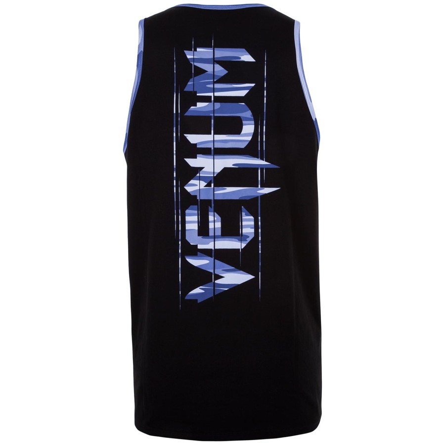 venum wave camo tanktop - zwartblauw