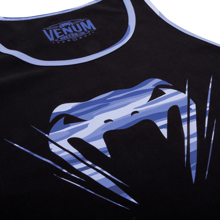 venum wave camo tanktop - zwartblauw