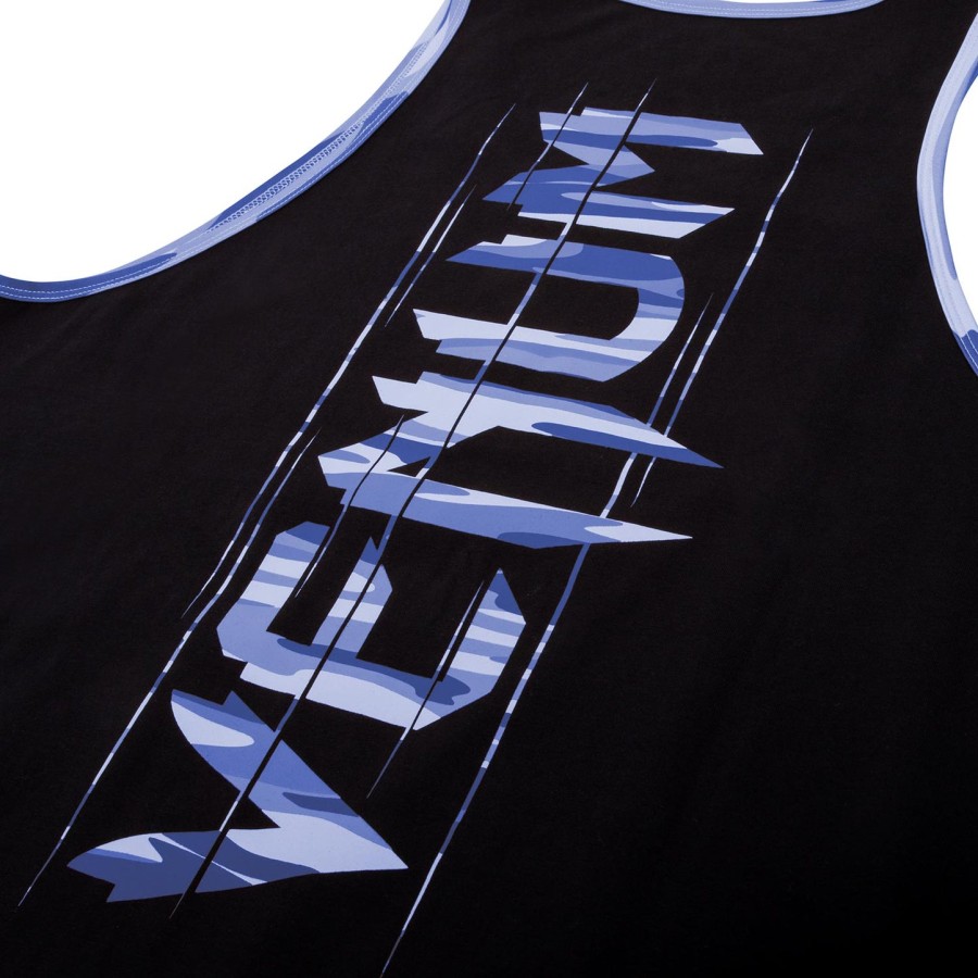 venum wave camo tanktop - zwartblauw