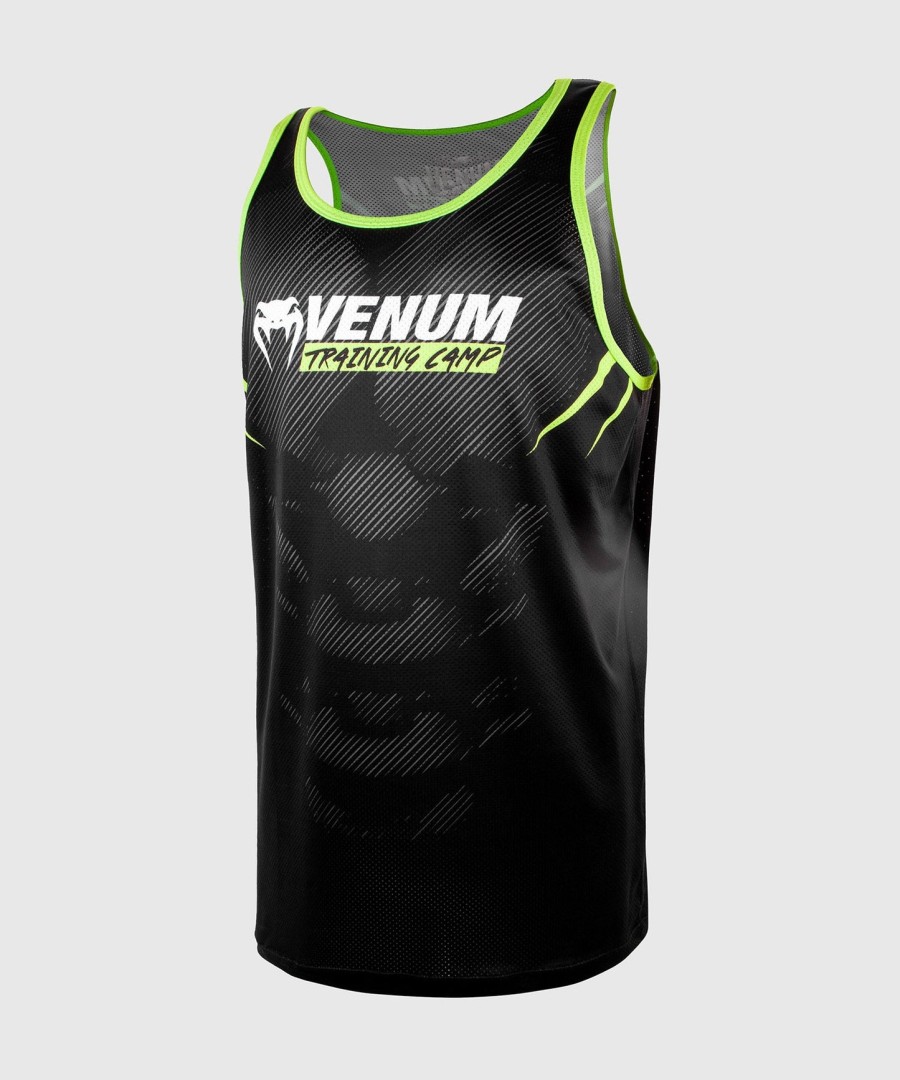 venum training camp 2.0 tanktop - zwartneogeel