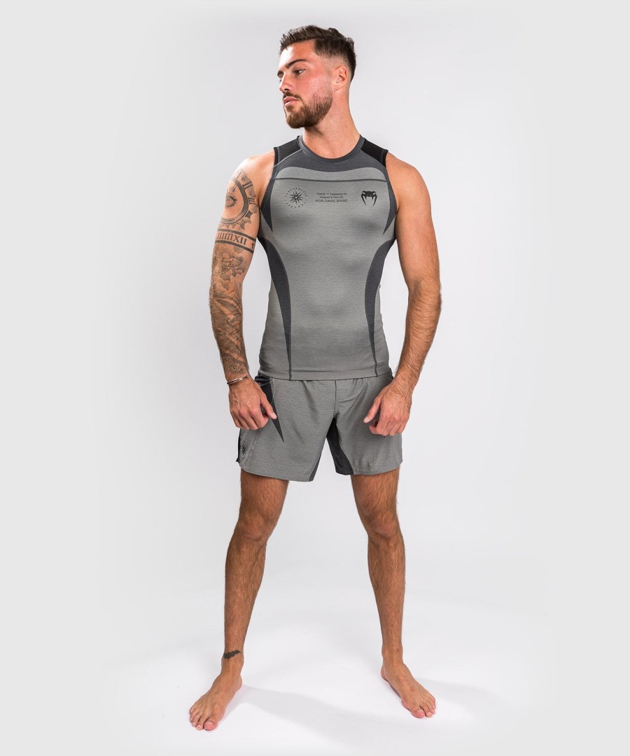 venum stone rashguard zonder mouwen - mineraalgroen