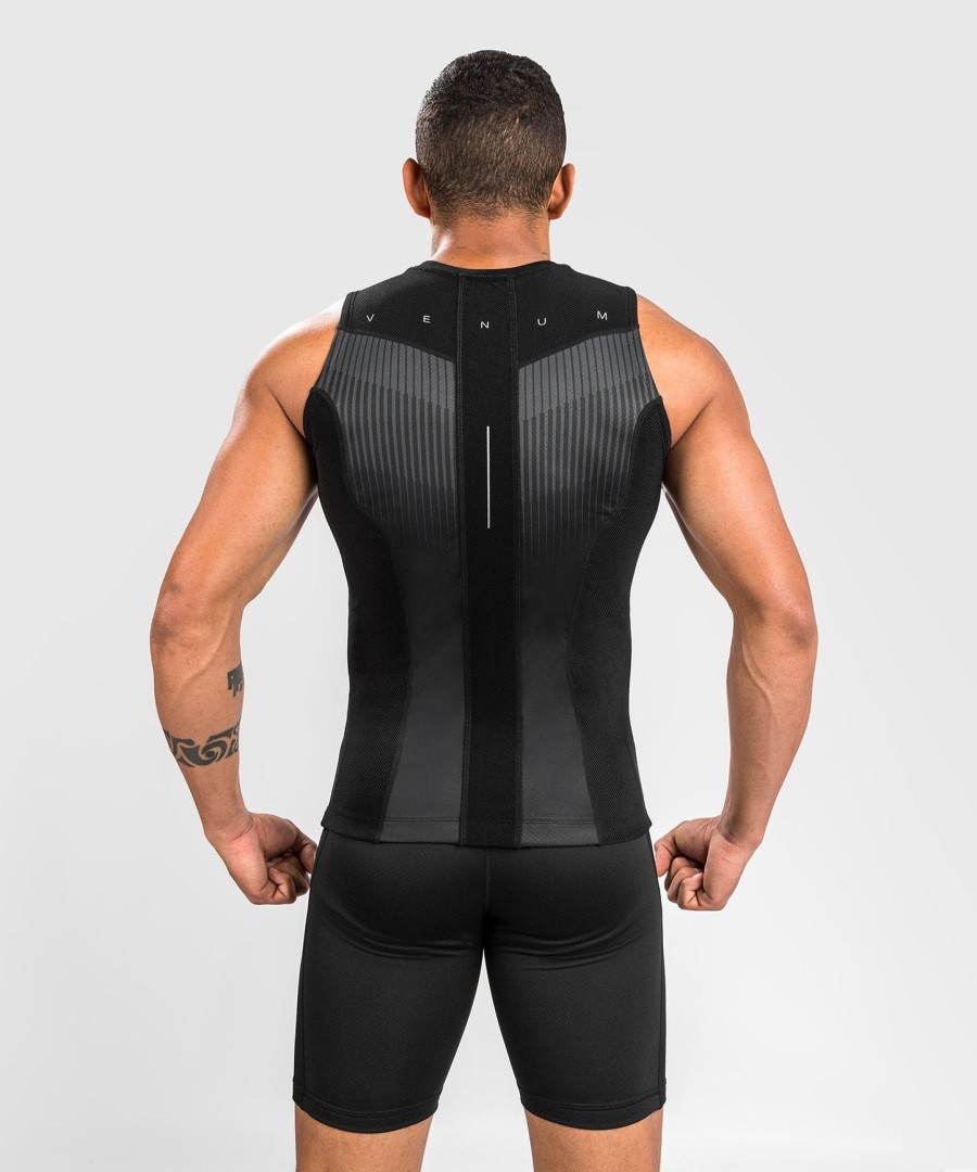 venum rashguard mouwloze biomecha - zwartgrijs