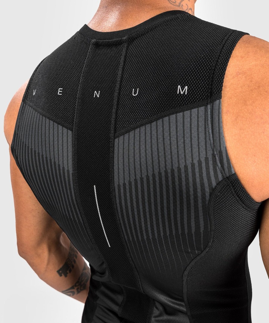 venum rashguard mouwloze biomecha - zwartgrijs