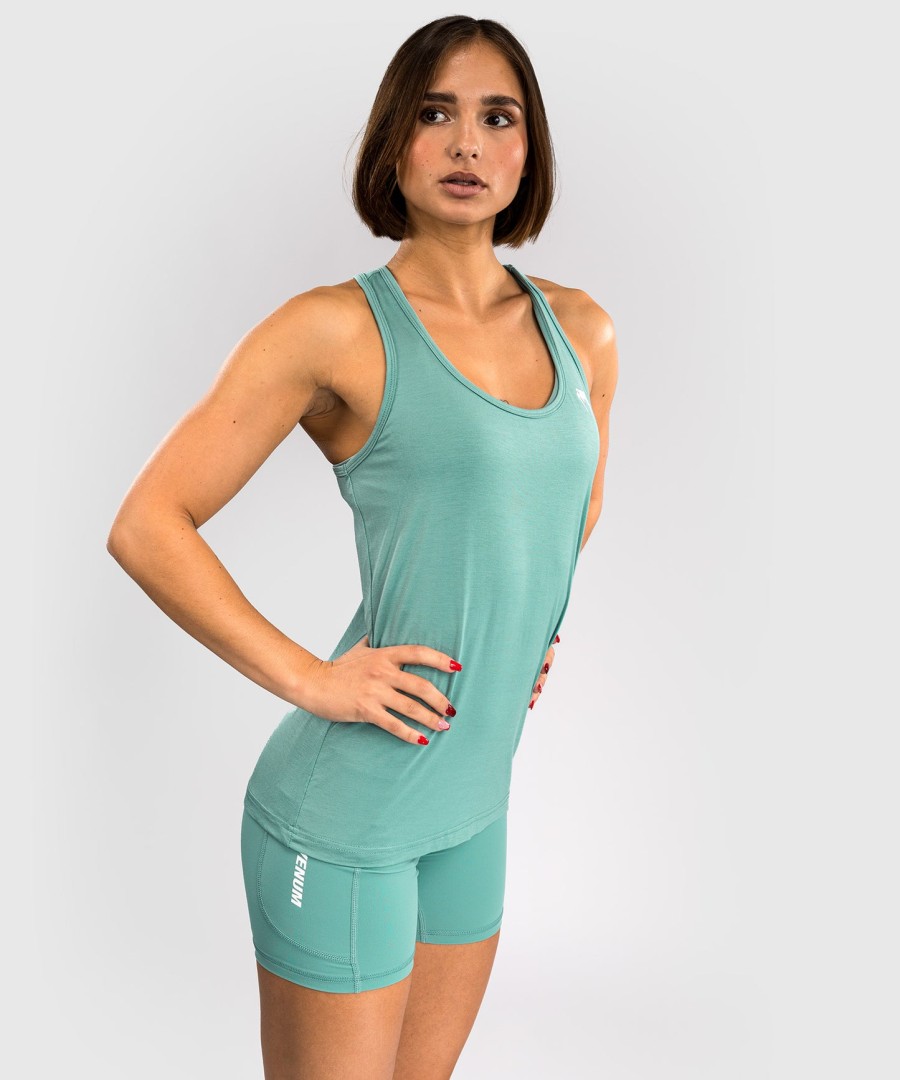 venum essential dames tanktop - aquagroen
