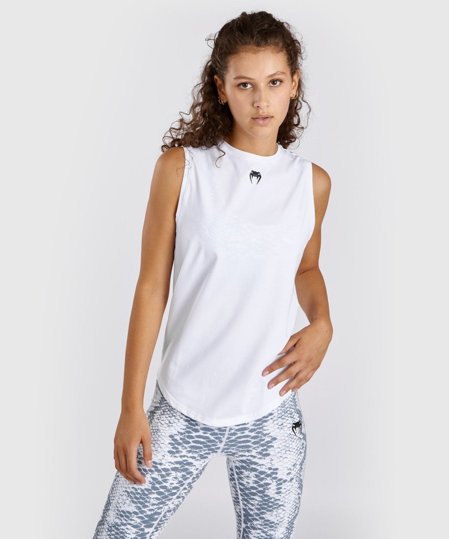 venum witte tanktop met slangenprint voor dames - wit