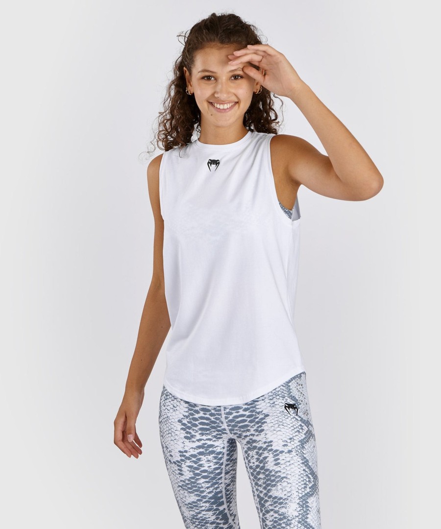 venum witte tanktop met slangenprint voor dames - wit