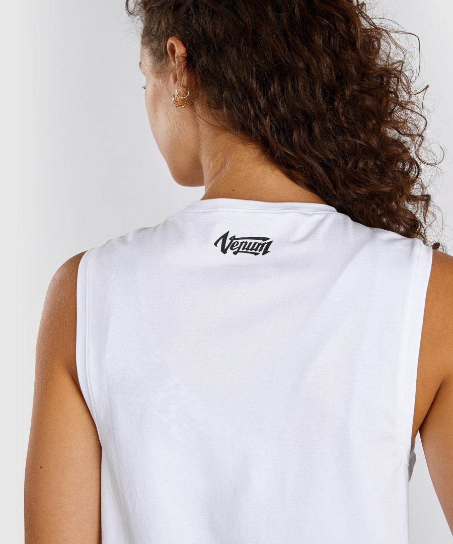 venum witte tanktop met slangenprint voor dames - wit