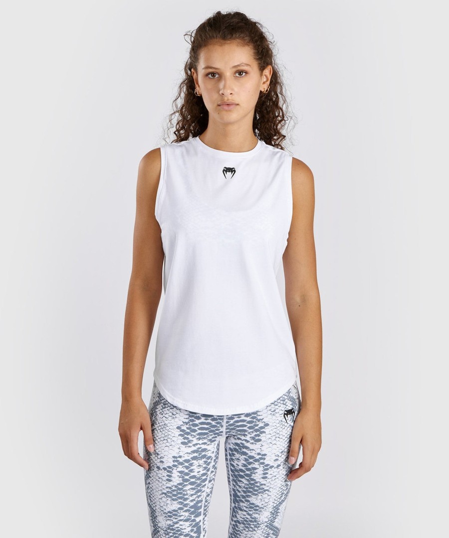 venum witte tanktop met slangenprint voor dames - wit