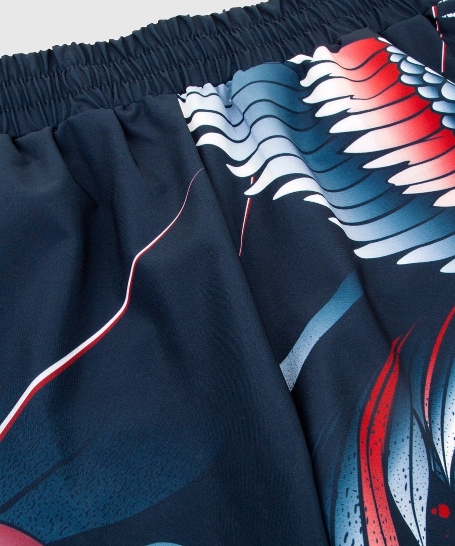 venum rooster trainingsshorts - marineblauworanje