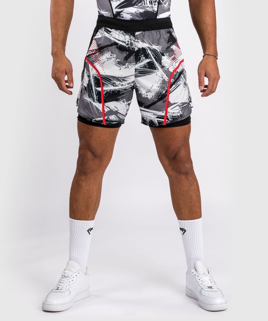venum electron 3.0 trainingsshorts - grijsrood