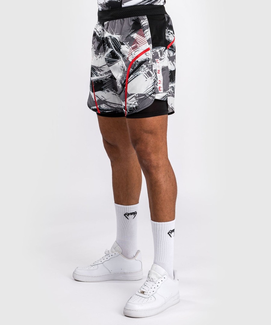 venum electron 3.0 trainingsshorts - grijsrood