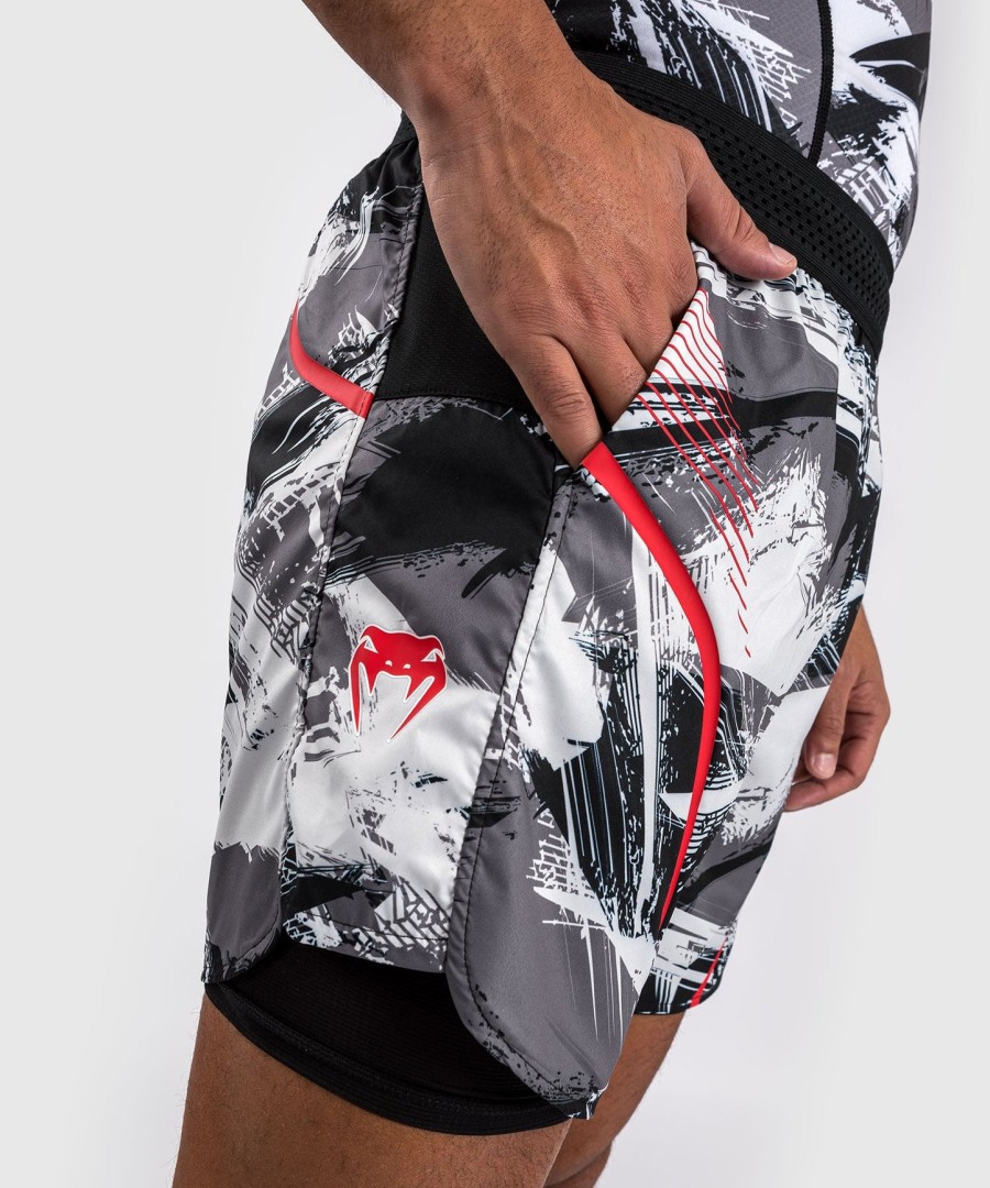 venum electron 3.0 trainingsshorts - grijsrood