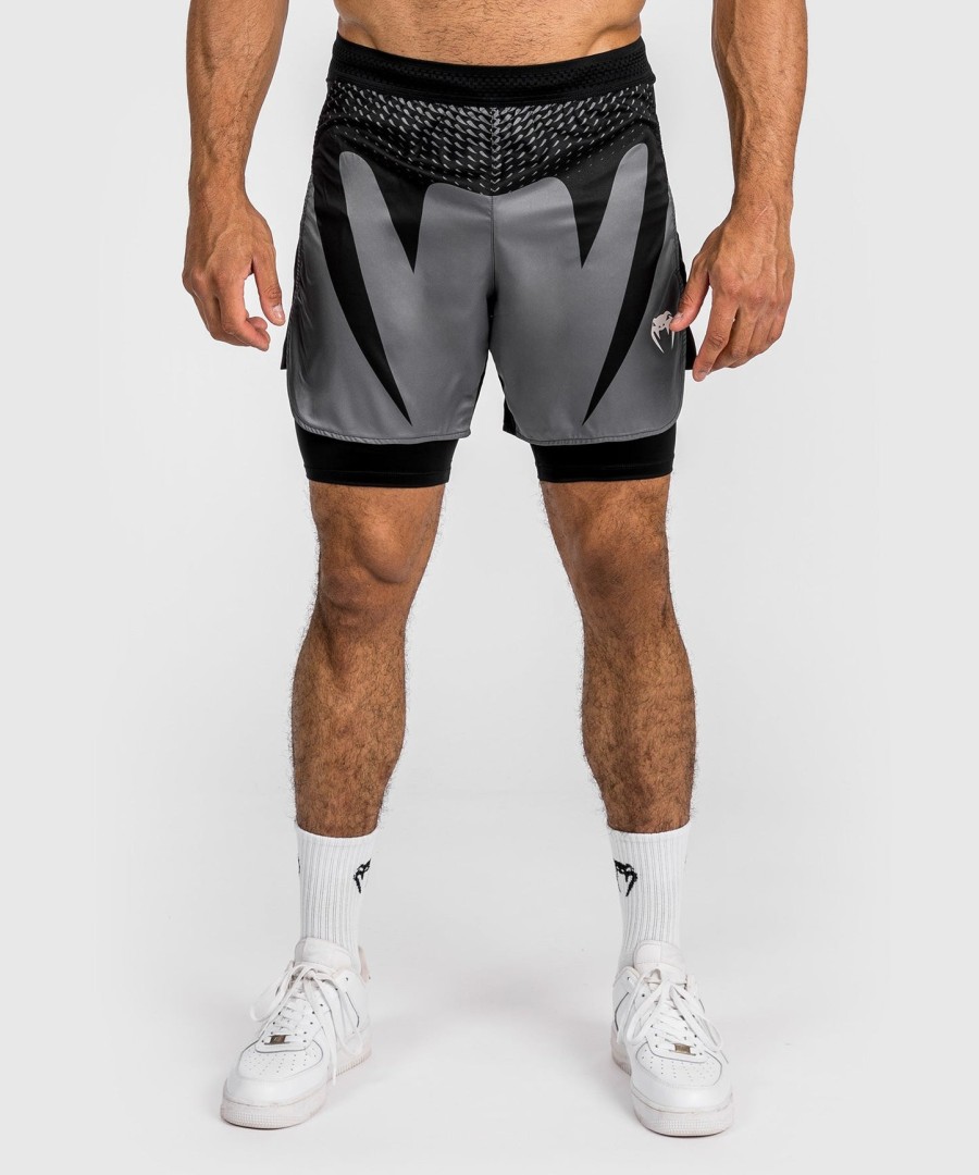 venum attack heren vechtshorts - zwart