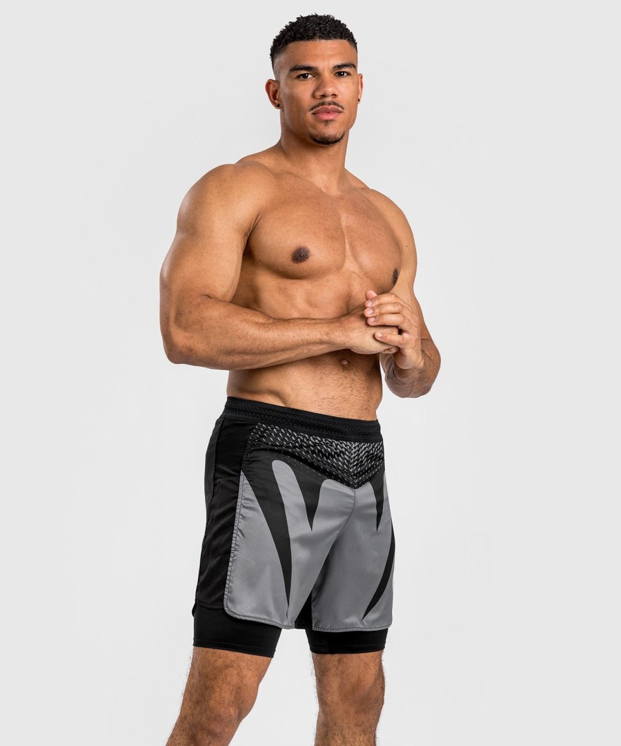 venum attack heren vechtshorts - zwart