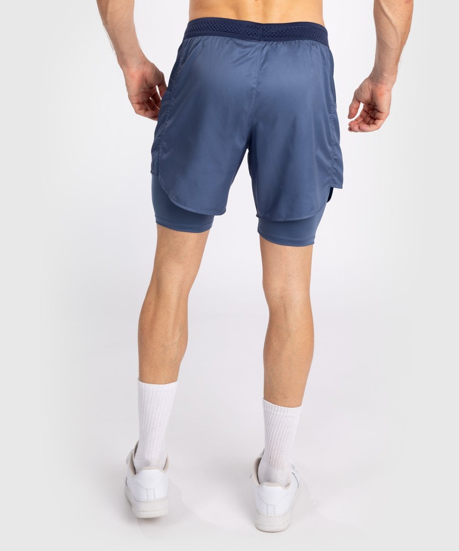 venum attack heren vechtshorts - marineblauw