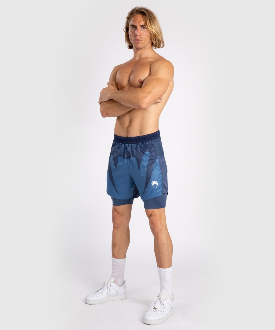 venum attack heren vechtshorts - marineblauw
