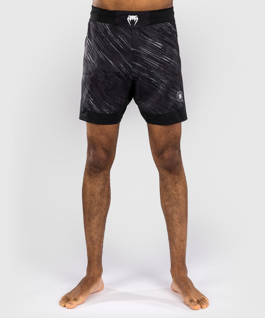 venum rapid fight shorts - zwartstormgrijs
