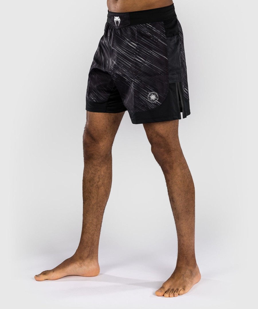 venum rapid fight shorts - zwartstormgrijs