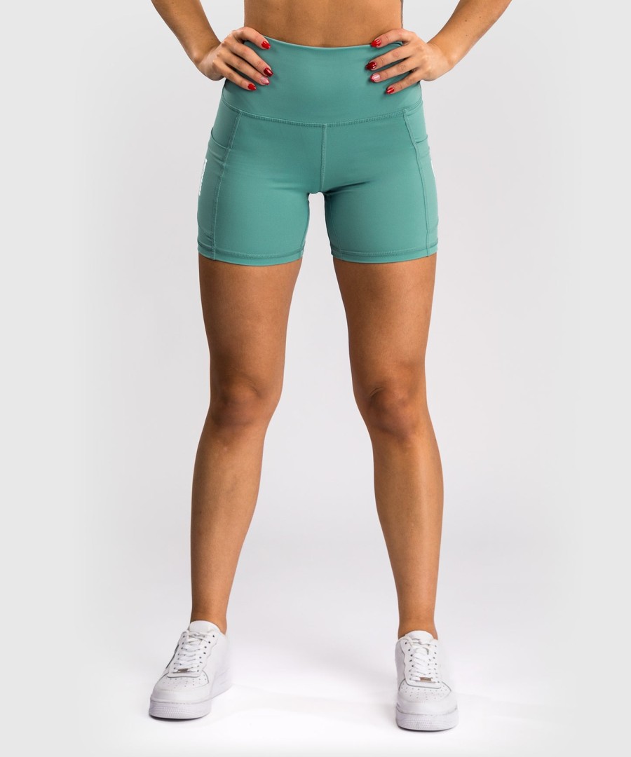 venum essential damesfietsbroekje - aqua groen