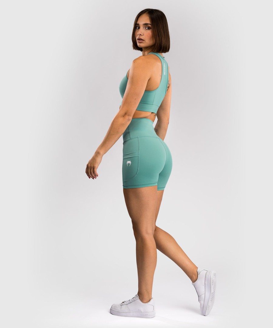 venum essential damesfietsbroekje - aqua groen